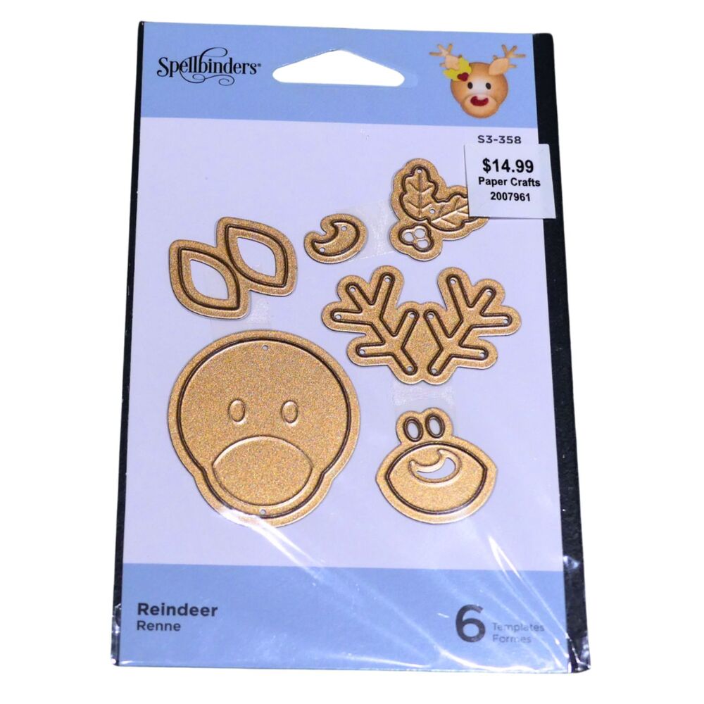 Reindeer Spellbinders Die - Create Holiday Cards with Spellbinders Etched Dies!